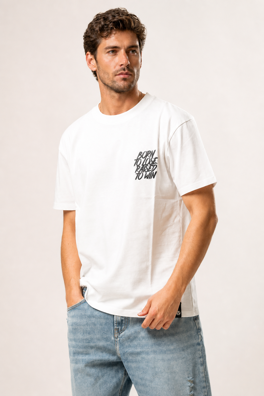T-shirt con logo sul lato