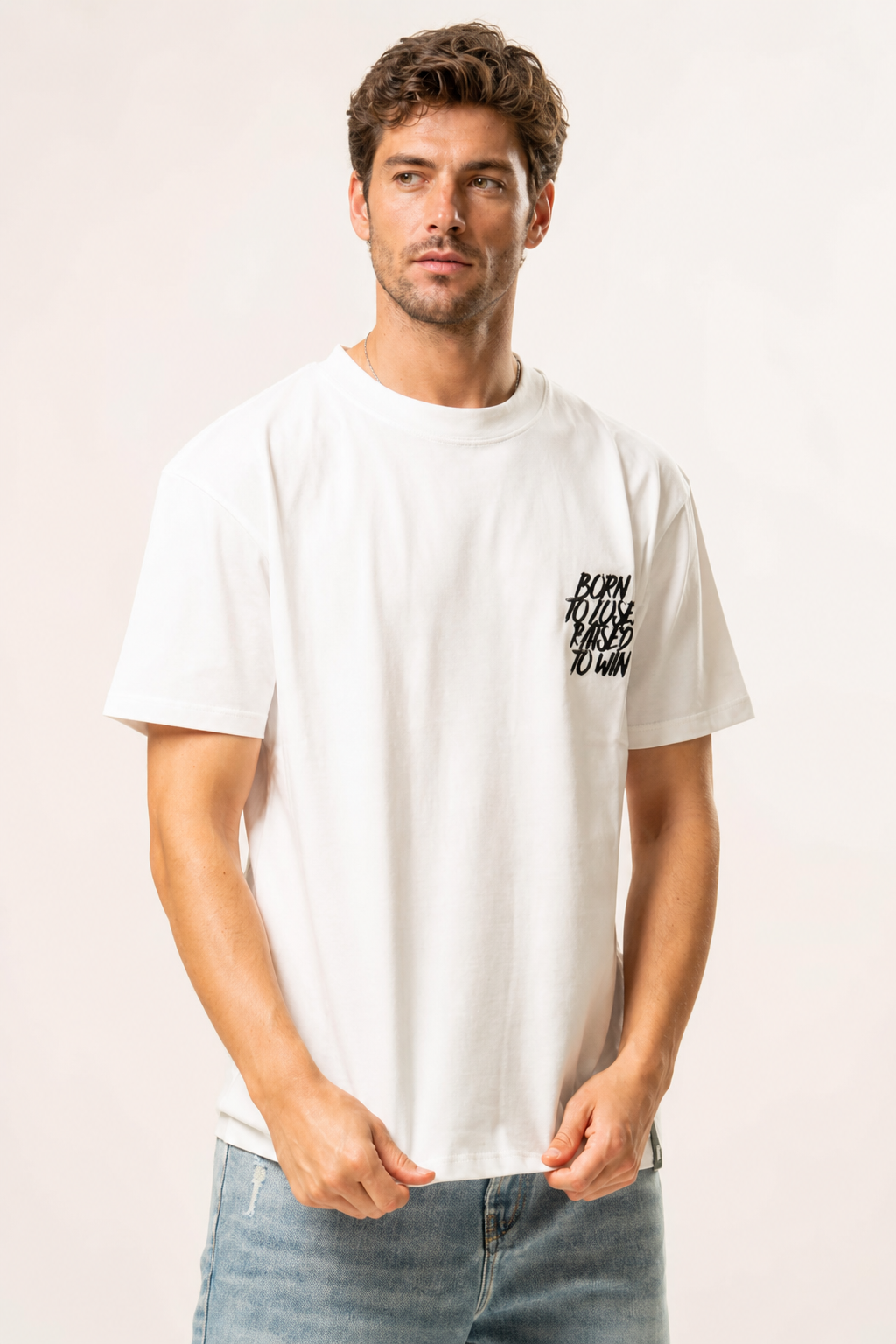 T-shirt con logo sul lato