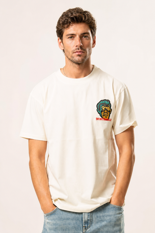 T-shirt con logo sul lato
