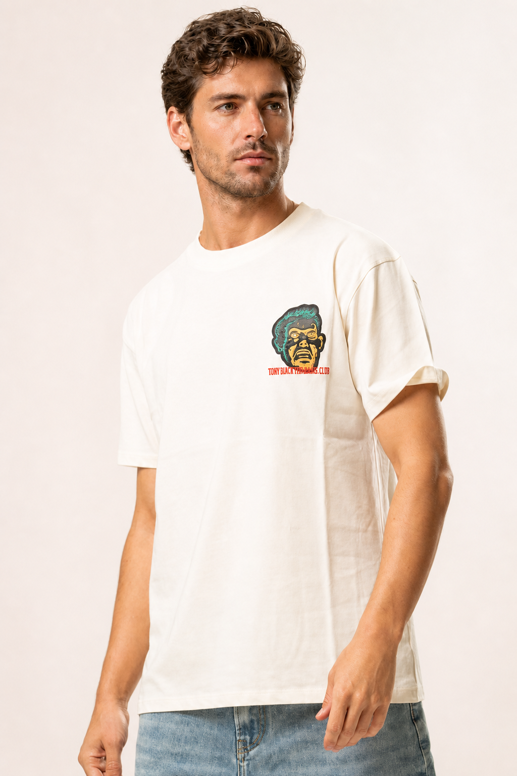 T-shirt con logo sul lato