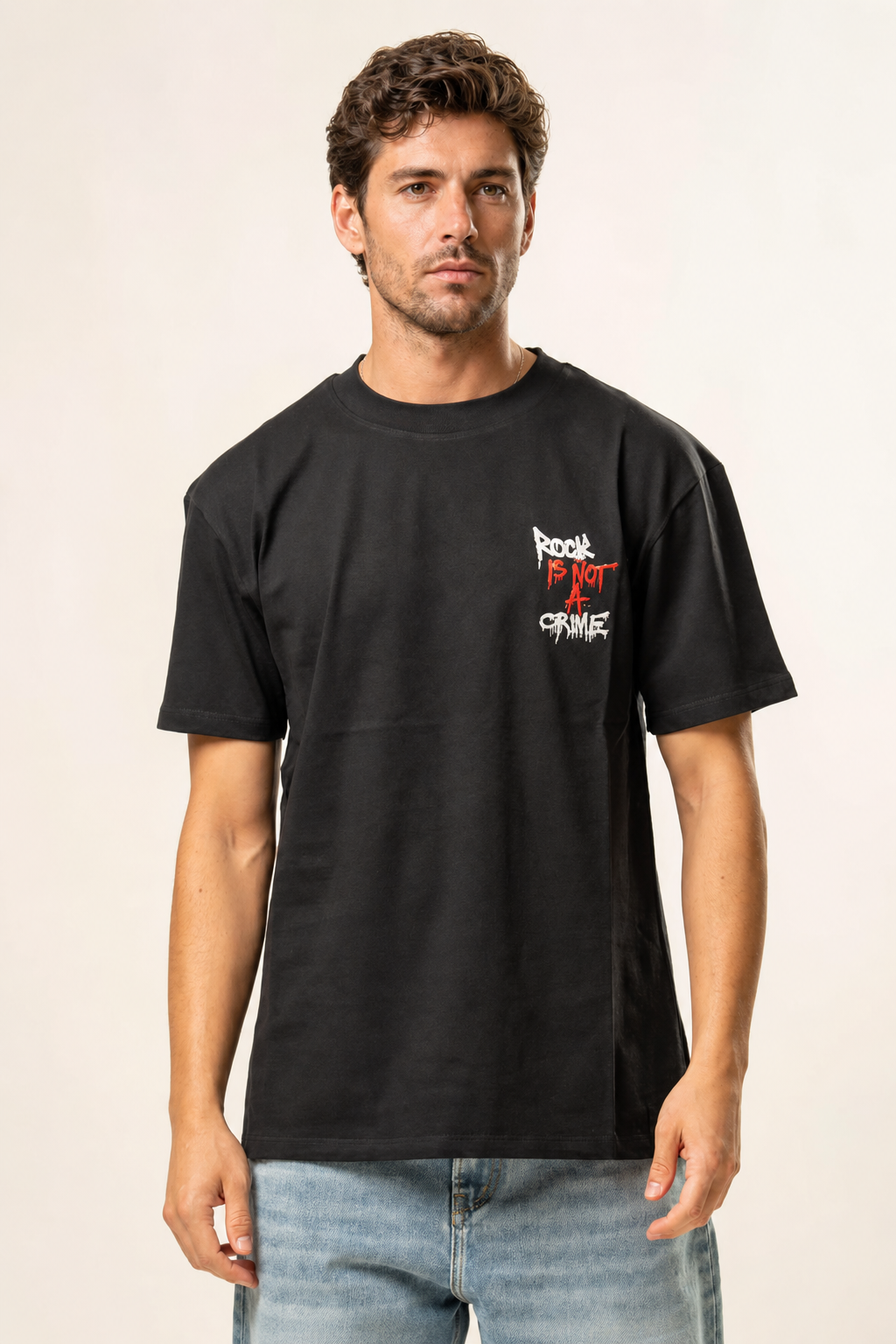 T-shirt con logo sul lato