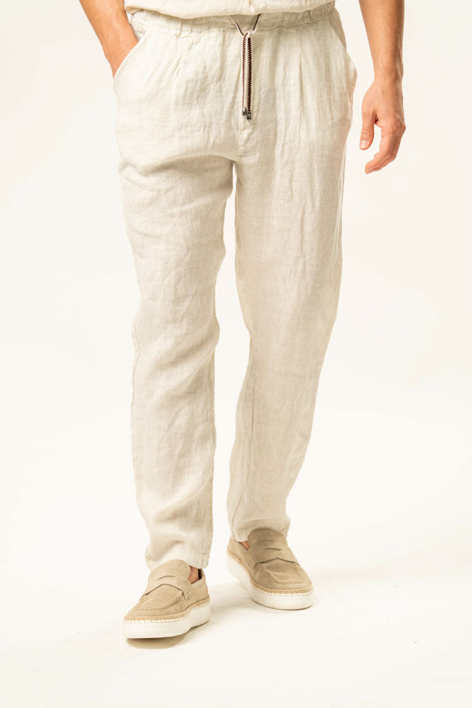 Pantalone 100% lino