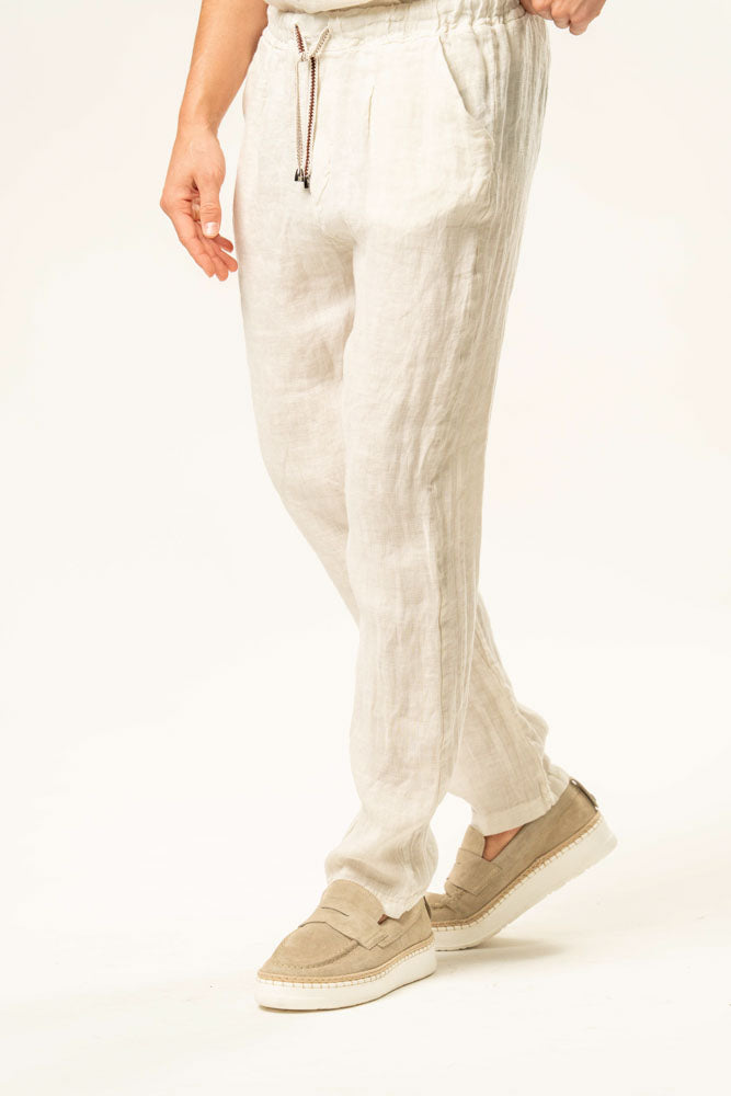 Pantalone 100% lino