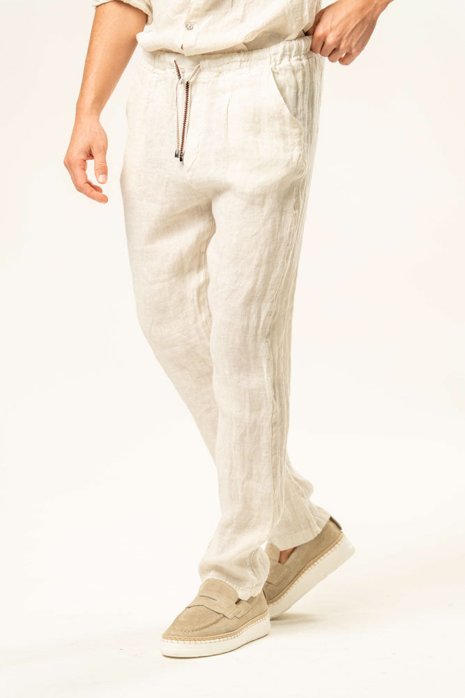 Pantalone 100% lino