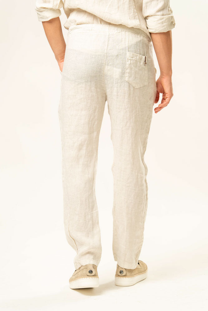 Pantalone 100% lino