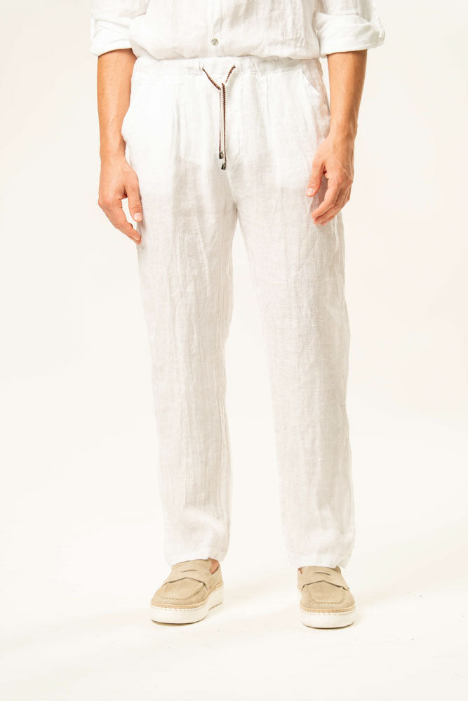 Pantalone 100% lino
