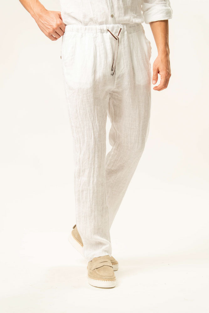 Pantalone 100% lino