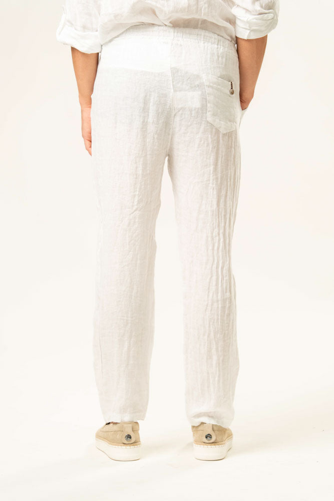 Pantalone 100% lino