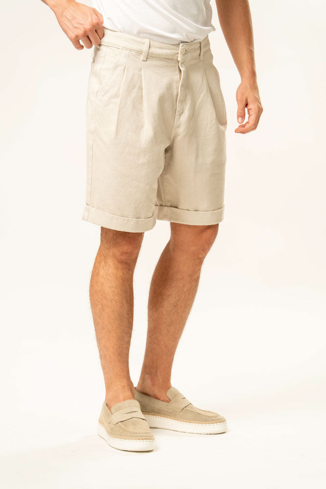 Pantalone corto 100% cotone