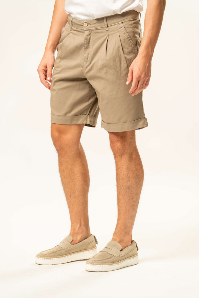 Pantalone corto 100% cotone