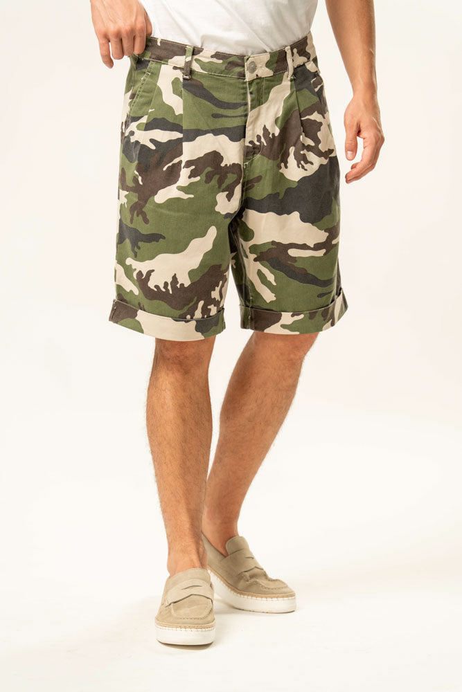 Pantalone corto 100% cotone