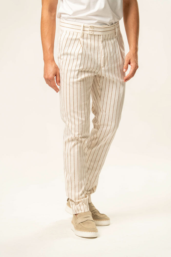 Pantalone classico 100% cotone