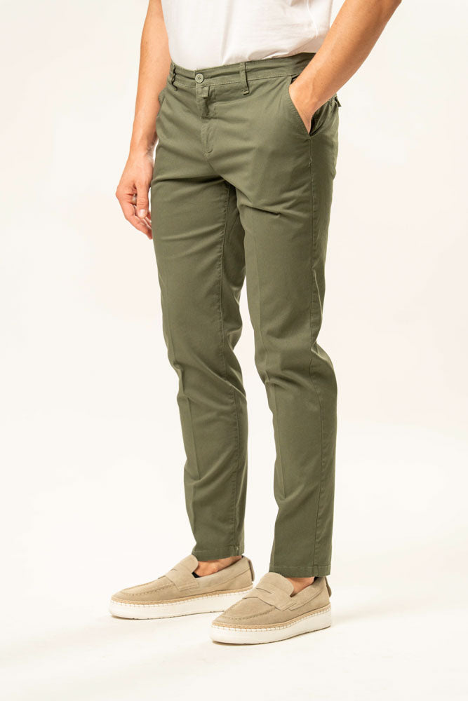 Pantalone classico 100% cotone
