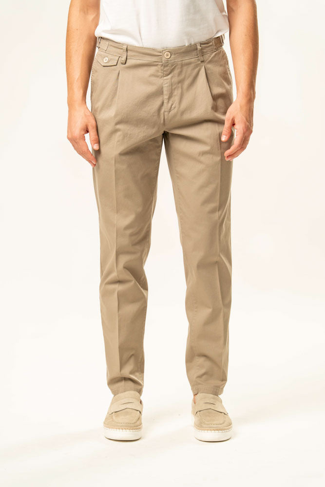 Pantalone classico 100% cotone