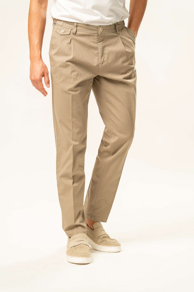 Pantalone classico 100% cotone