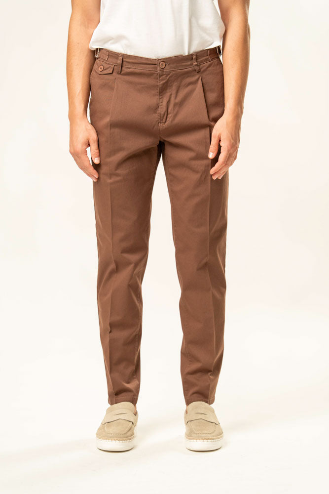 Pantalone classico 100% cotone