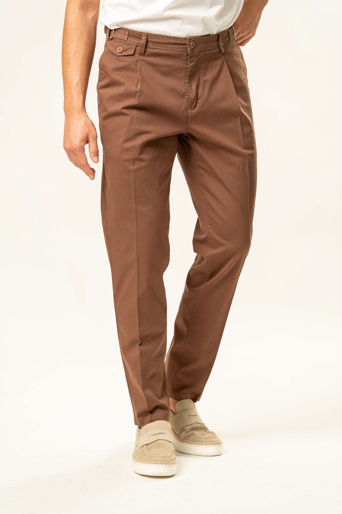 Pantalone classico 100% cotone