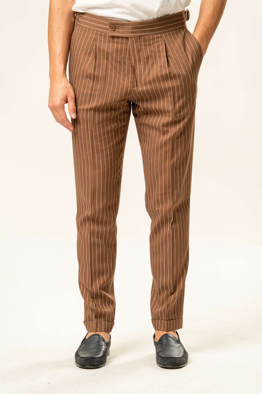 Pantalone classico 100% cotone