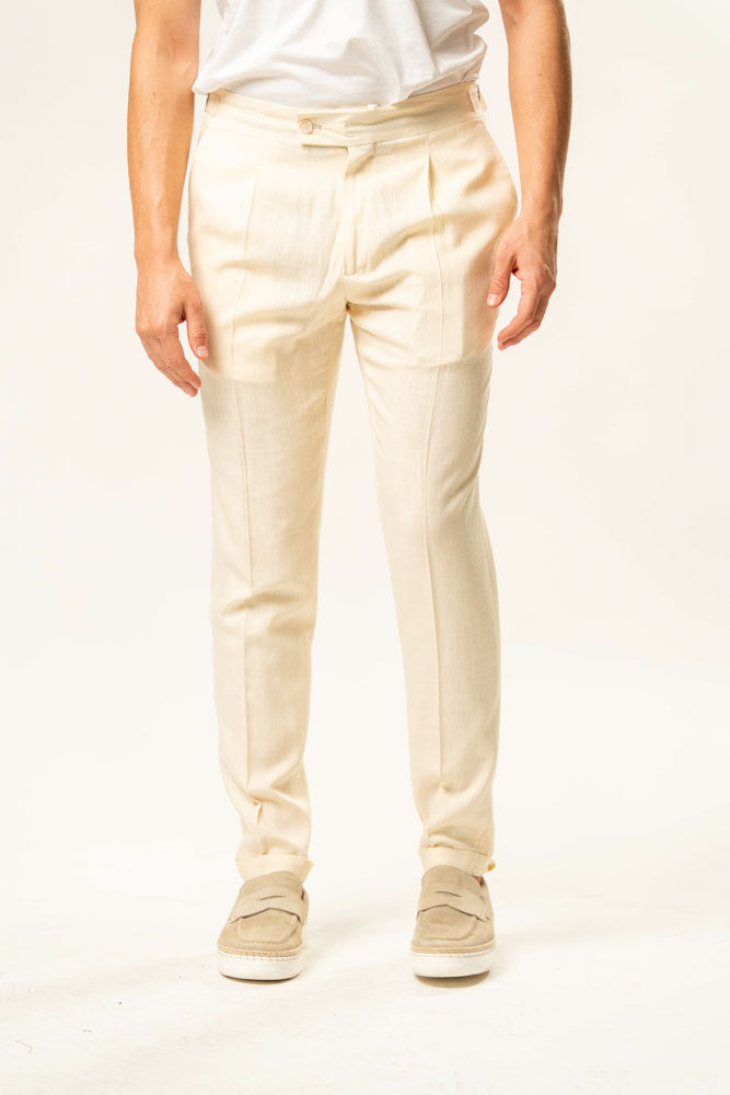Pantalone classico 100% cotone