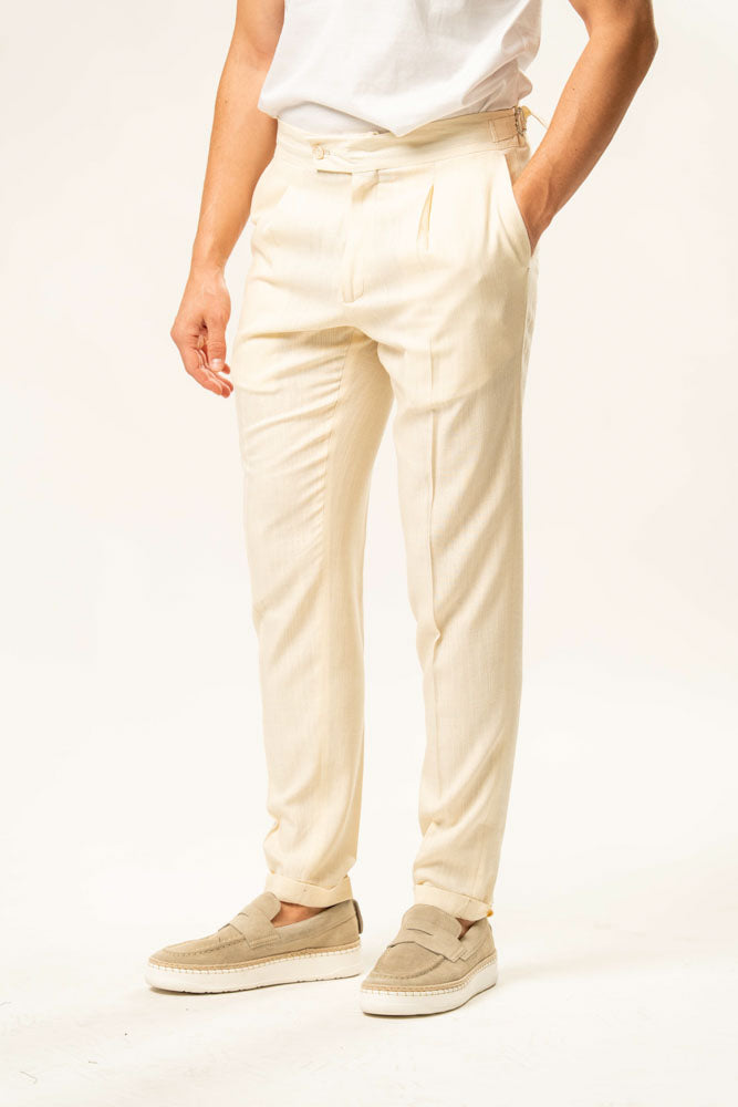 Pantalone classico 100% cotone