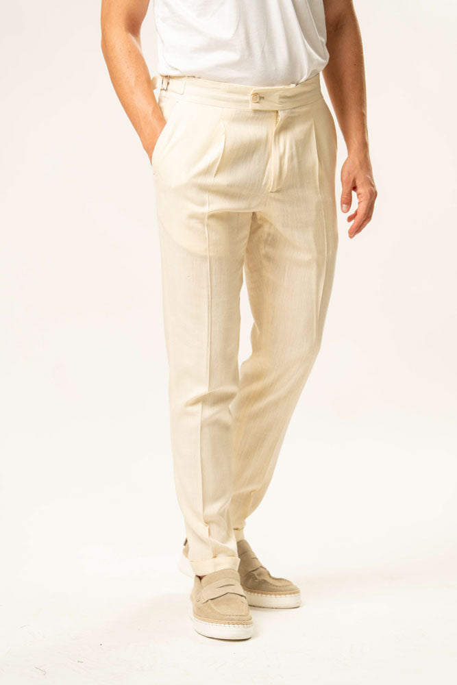 Pantalone classico 100% cotone