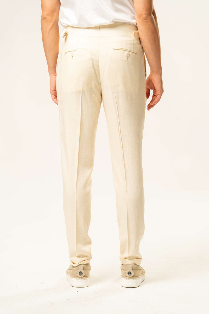 Pantalone classico 100% cotone
