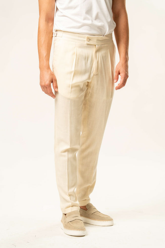 Pantalone classico 100% cotone
