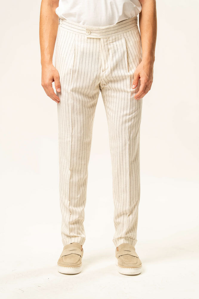 Pantalone classico 100% cotone