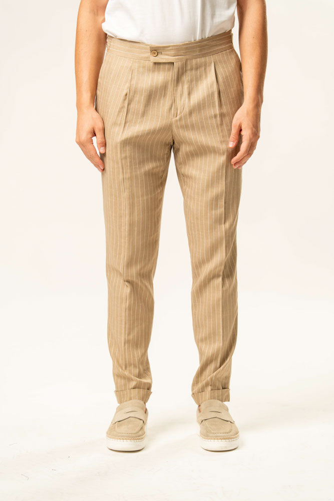 Pantalone classico 100% cotone