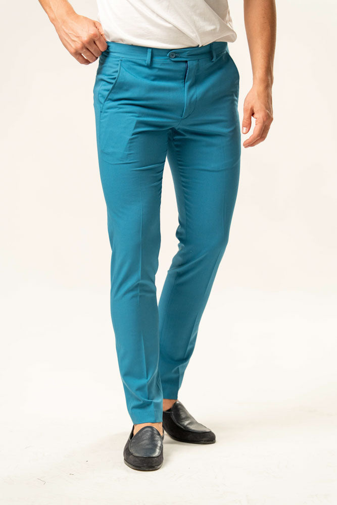 Pantalone classico 100% cotone