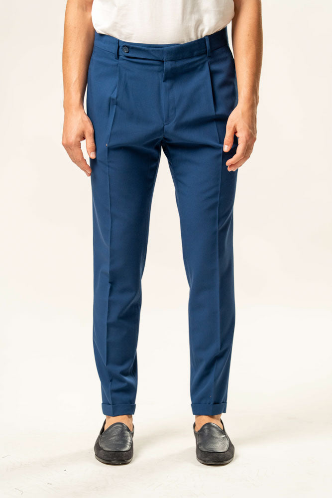 Pantalone classico 100% cotone