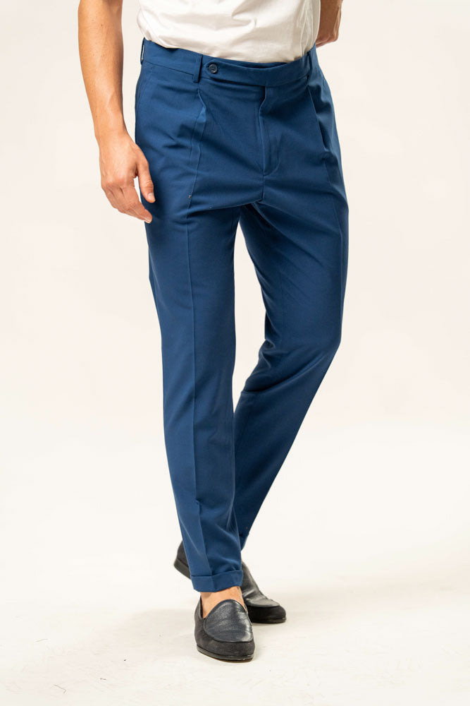 Pantalone classico 100% cotone