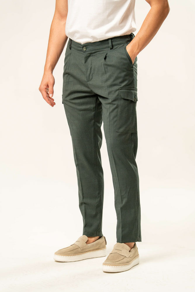 Pantalone classico 100% cotone