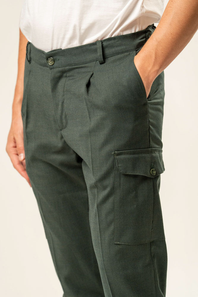 Pantalone classico 100% cotone