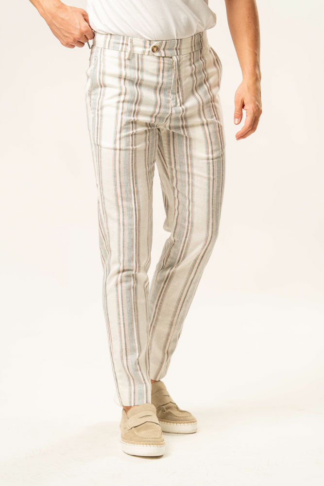 Pantalone classico 100% cotone