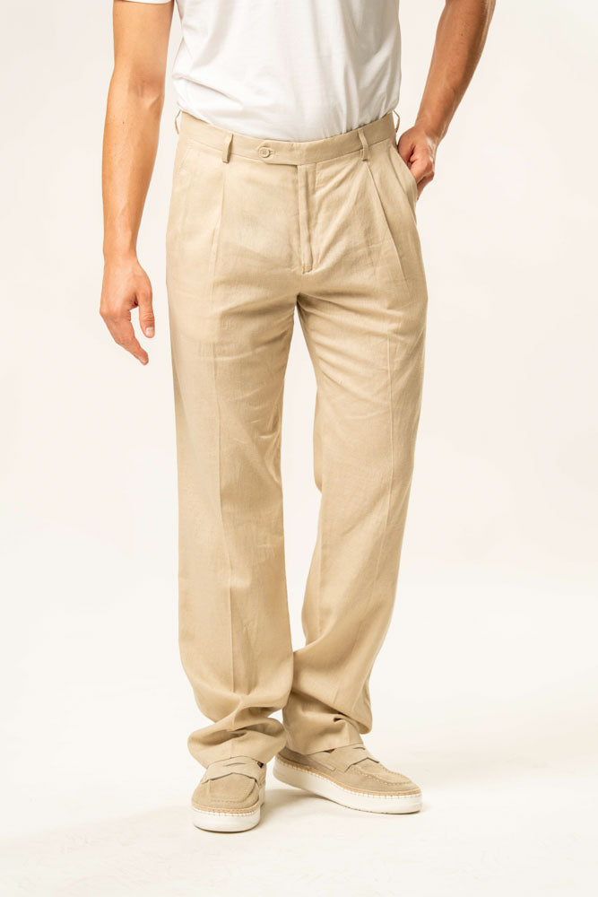 Pantalone classico 100% cotone