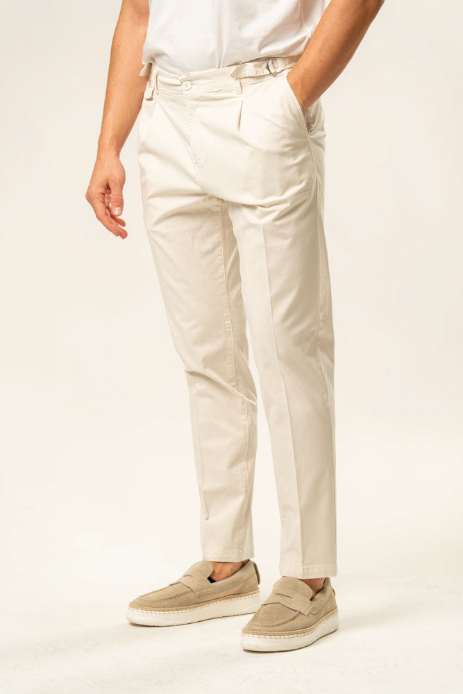 Pantalone classico 100% cotone