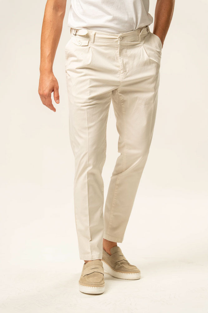 Pantalone classico 100% cotone