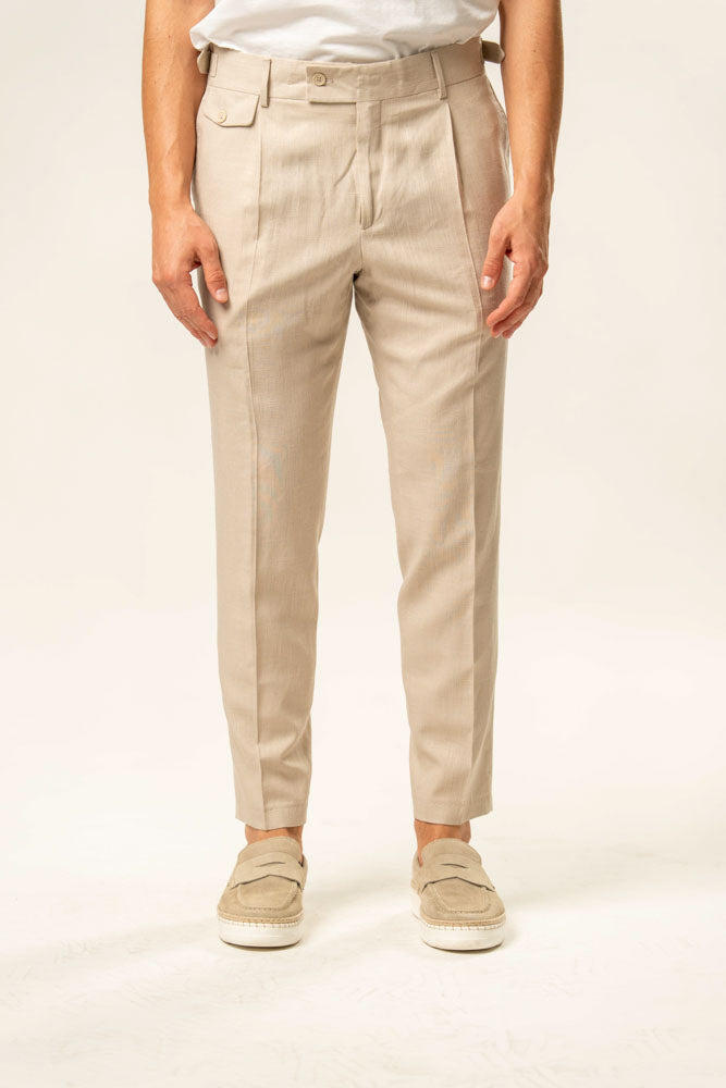 Pantalone classico 100% cotone