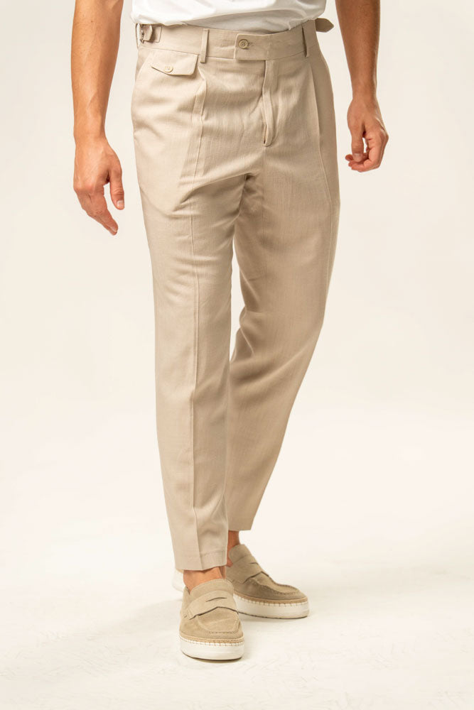 Pantalone classico 100% cotone