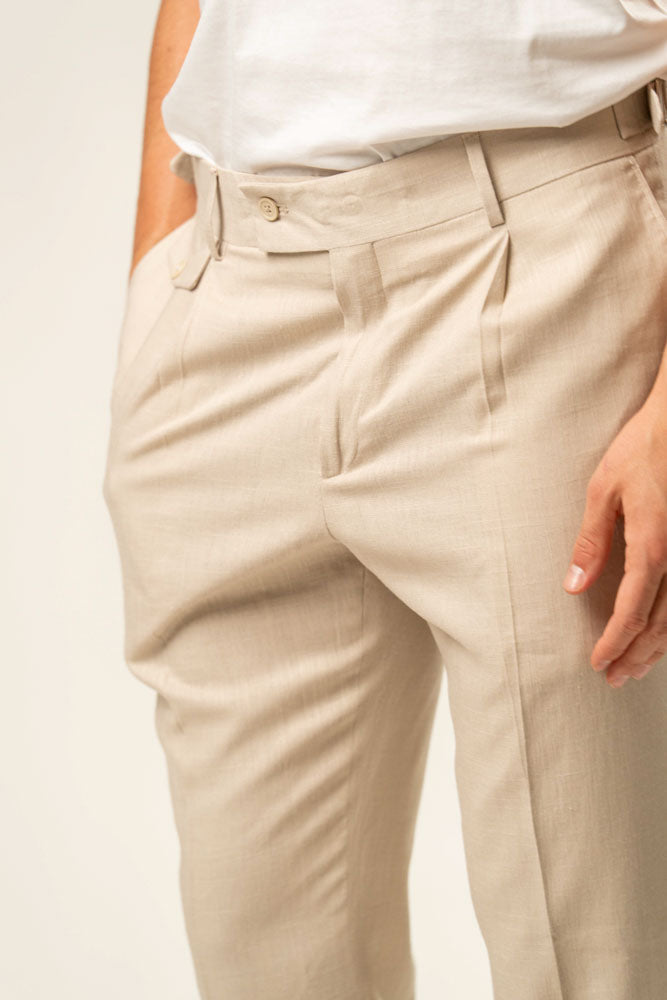 Pantalone classico 100% cotone