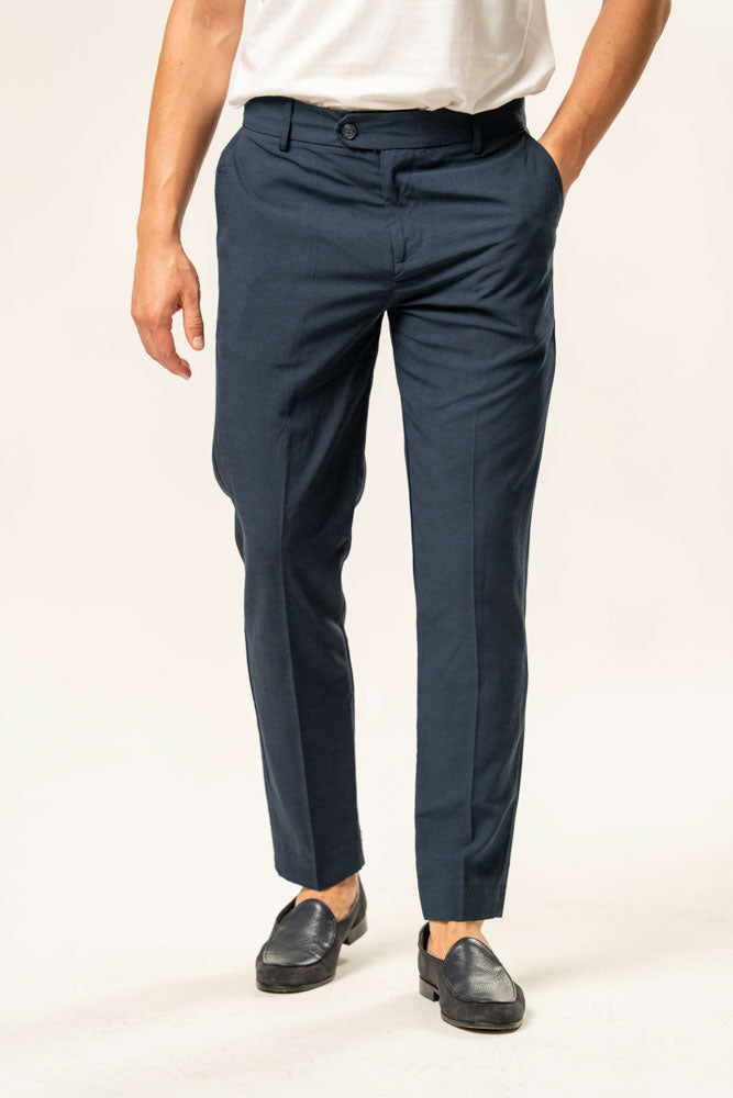 Pantalone classico 100% cotone