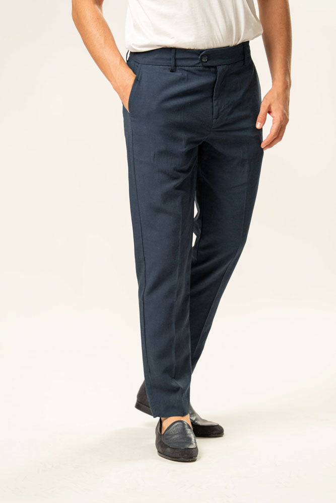 Pantalone classico 100% cotone