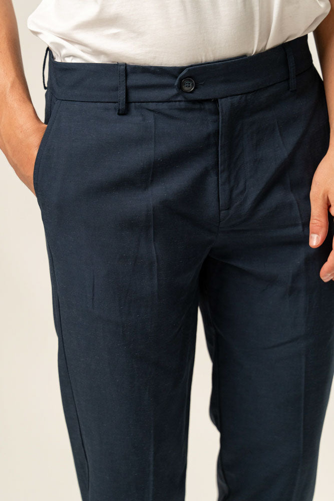 Pantalone classico 100% cotone