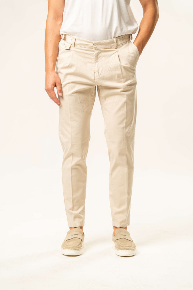 Pantalone classico 100% cotone