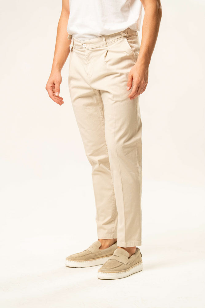 Pantalone classico 100% cotone