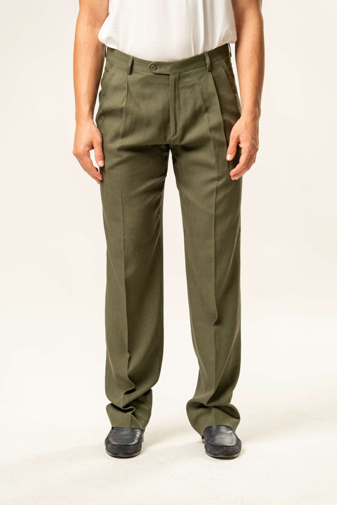 Pantalone classico 100% cotone