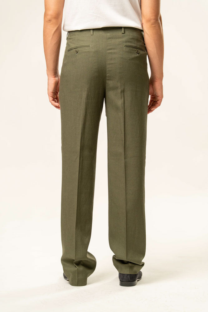 Pantalone classico 100% cotone