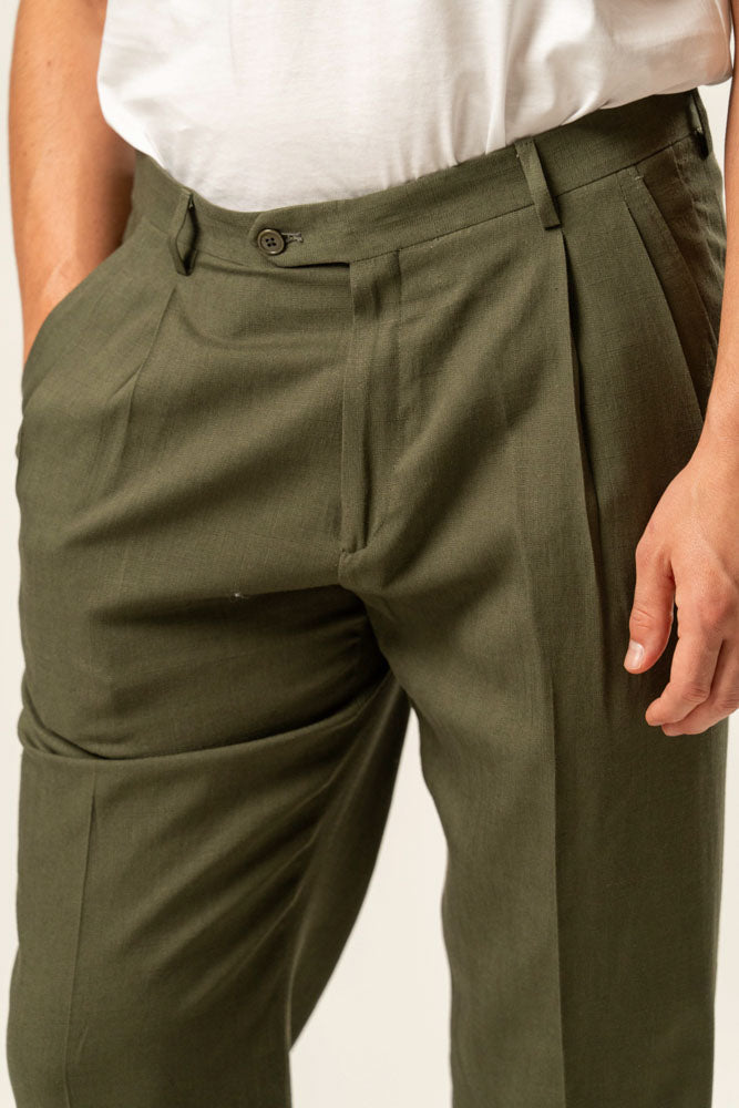 Pantalone classico 100% cotone