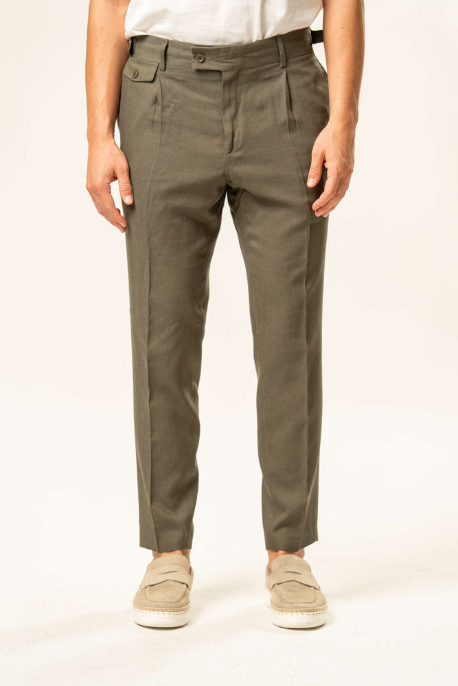 Pantalone classico 100% cotone